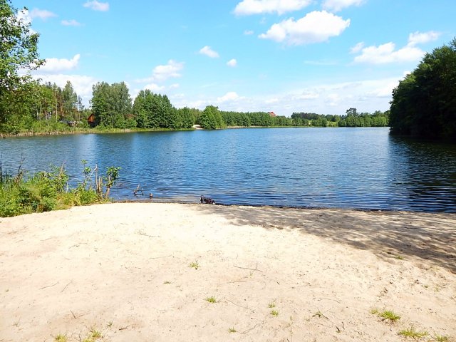 Jezioro Piekiełko - plaża